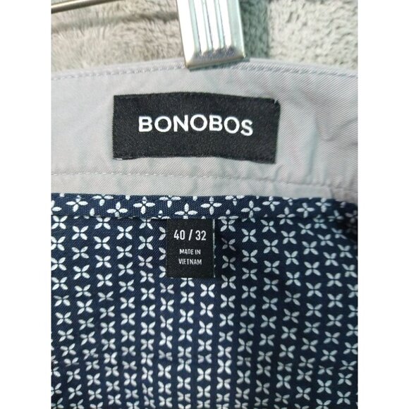 Bonobos Pants Mens 40x32 Gray Chino Summer Weight Slim Stretch Flat Front Cotton - Picture 7 of 11